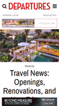 Mobile Screenshot of departures.com
